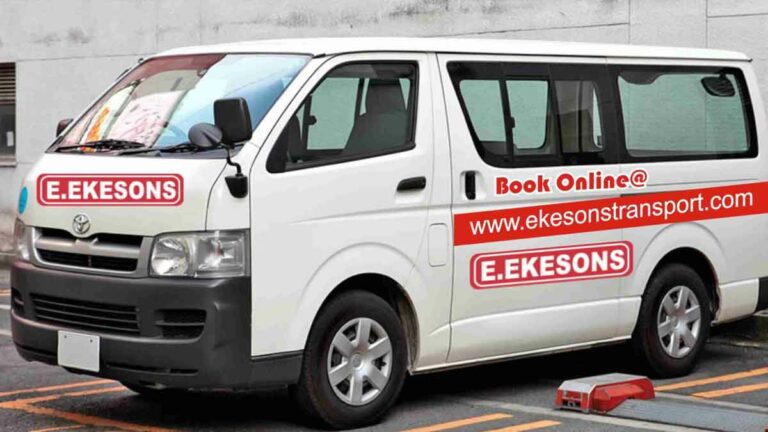 E.Ekesons Transport Price List 2024, Online Bookings, Terminals, and Contacts